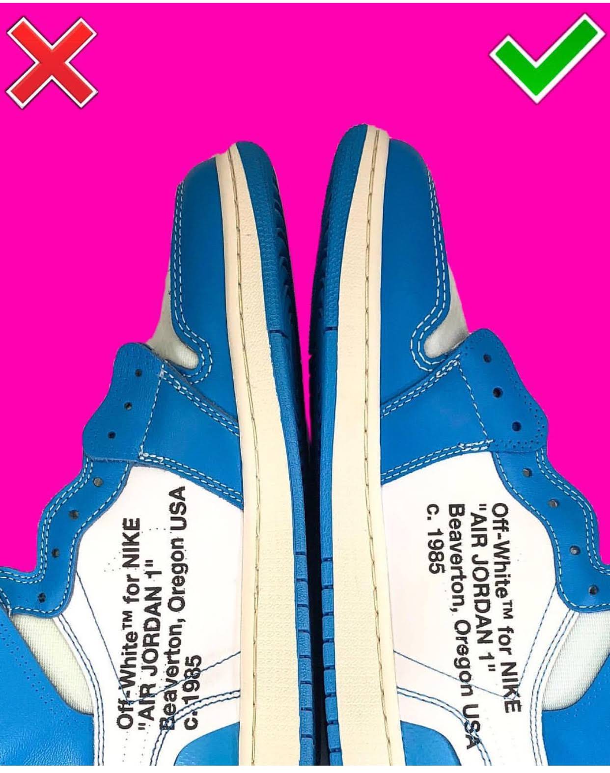 nike air jordan 1 x offwhite giữa fake và real nike air jordan 1 x offwhite giữa fake và real