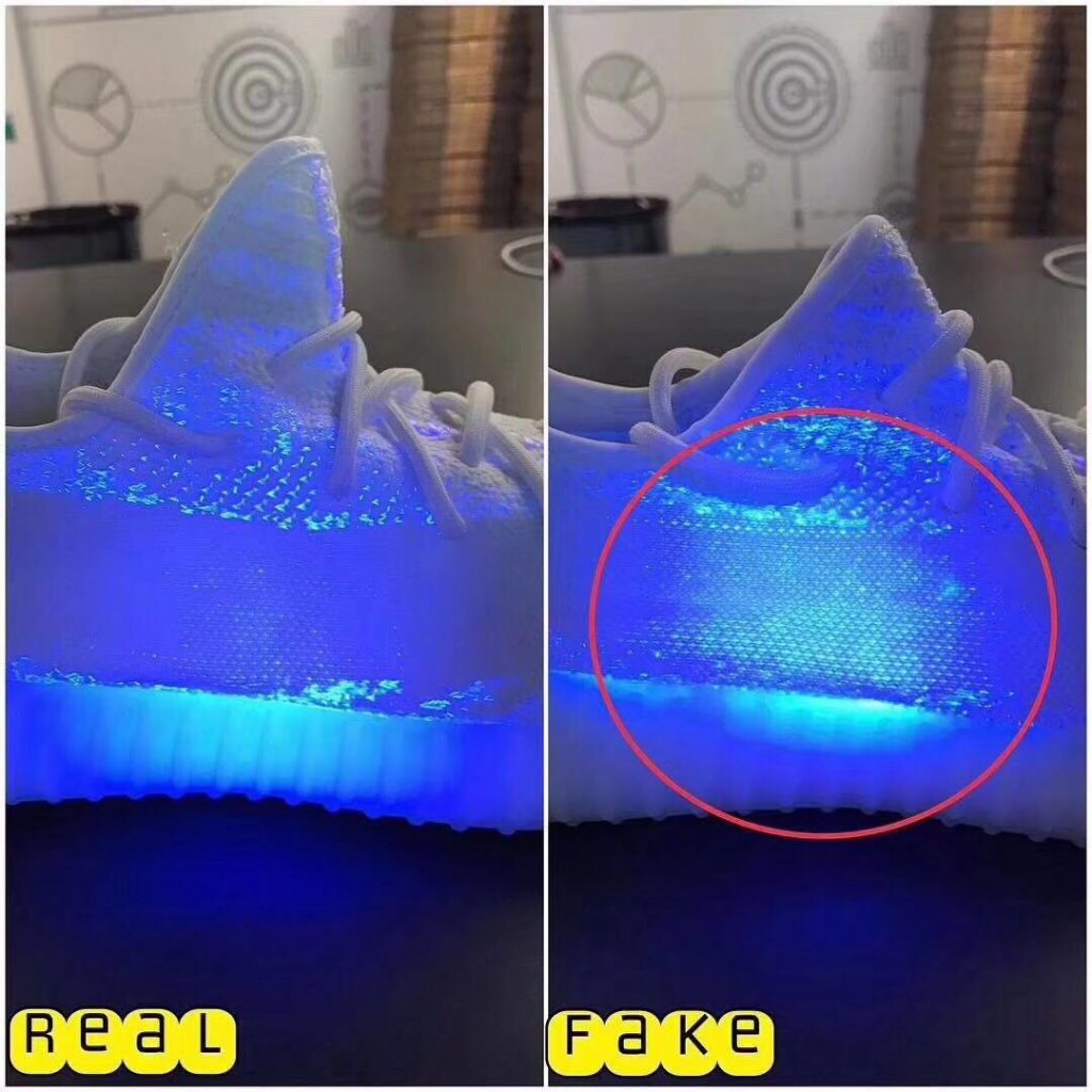 so sanh Yeezy 350v2 "Creamwhite" real và replica 1:1 so sanh Yeezy 350v2 "Creamwhite" real và replica 1:1
