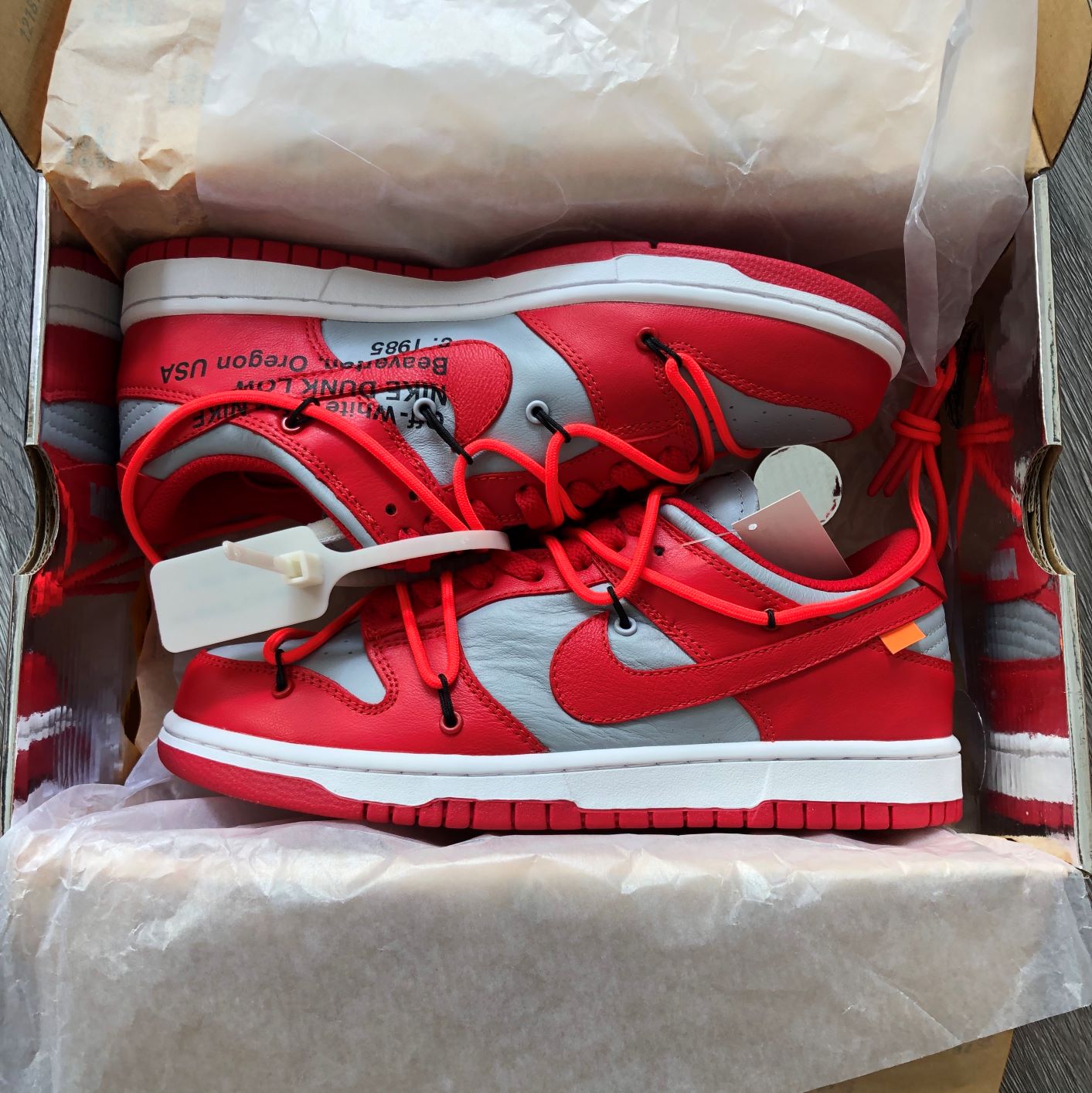 Giày Nike SB Dunk OFF-White Red