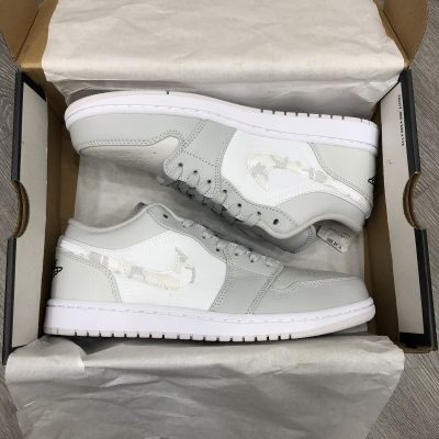 Giày Nike Jordan1 Low White Camo