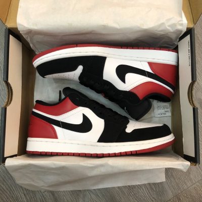 Giày Jordan1 Low Black Toe