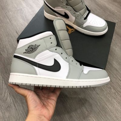 Giày Jordan1 Mid Smoke Grey